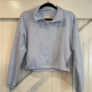 Abercrombie & Fitch Cropped Athleisure Zip Jacket Size S